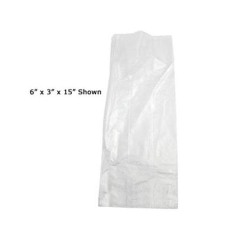 FORTUNE PLASTIC 1 Pt- .52 Mil Clear N ft Tuff Food Bag, PK1000 100NP